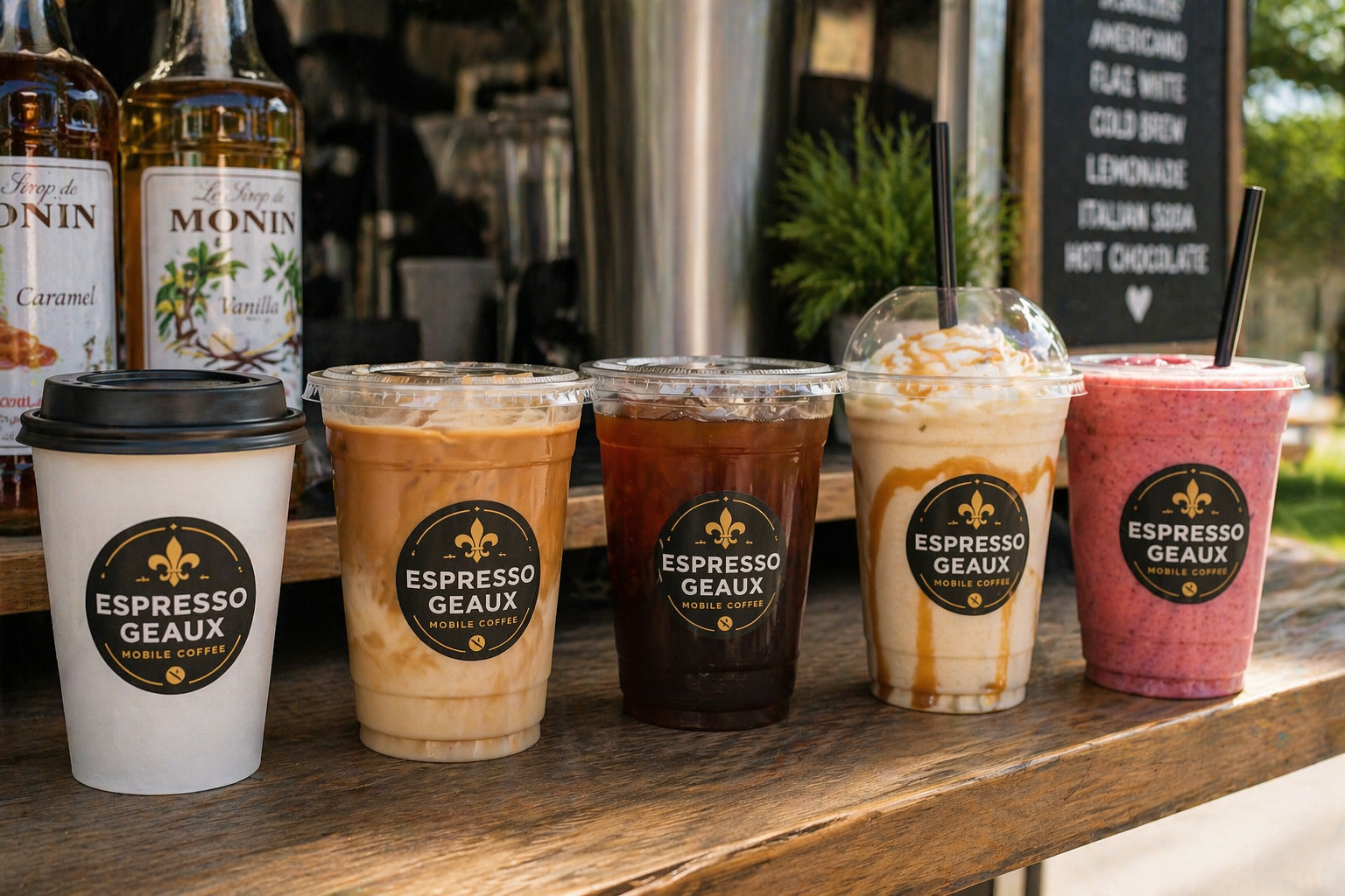 Espresso Geaux drinks