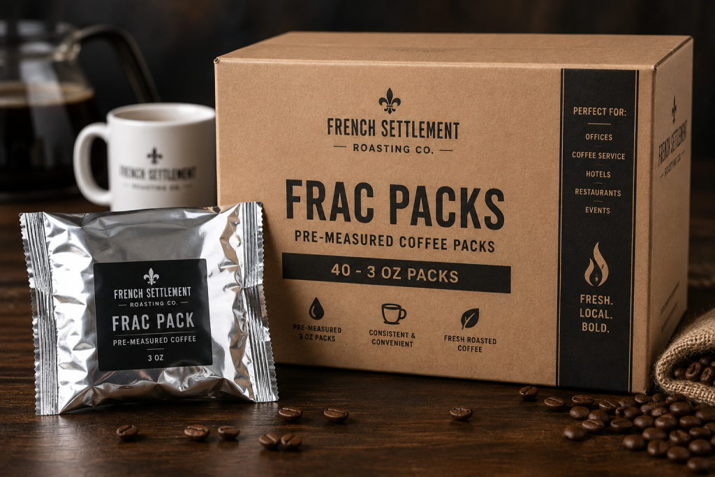 Pre-Measured Coffee Frac Packs (FREE SHIPPING)